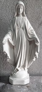 Imagem Nossa Senhora das Graças 30cm Modelo 2 Gesso Cru