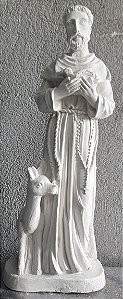 Imagem Sao Francisco de Assis 35cm Gesso Cru