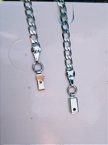 Pulseira Masculina Fininha 1x1 Aço Inox Cirúrgico Prata