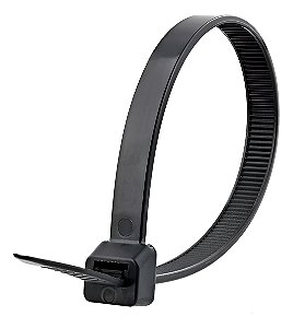 Abraçadeira Full 7,6 x 300 mm Preta - 100 Unidades