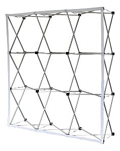 Painel Pantográfico Alumínio 2,30 X 2,30 + Bolsa Transporte