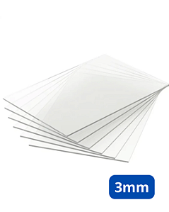 Chapa de PS Cristal 2000 x 1000 - 3mm