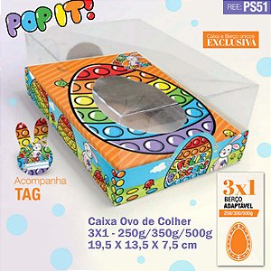 Caixa Pop It Ovo de Colher 3x1 250/ 350/ 500g Cód PS51/JR (3)