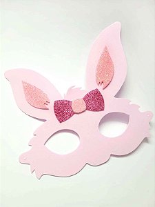 Máscara Coelha Rosa Páscoa 1 unid. Cód. PC0804/GRINTOY