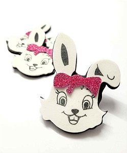 Decorativos Carinha Coelhinha da Páscoa Cód. PC0404/GRINTOY