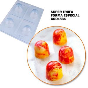 Forma Super Trufa Especial - c Silicone 58g Cód 834 - BWB
