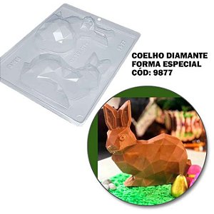 Forma Especial Coelho Diamante 250g BWB9877 - BWB (3)