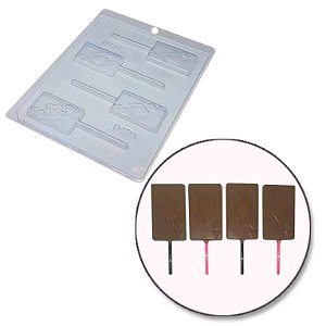 Forma Simples Pirulito Naipe de As Cód 9426 -BWB