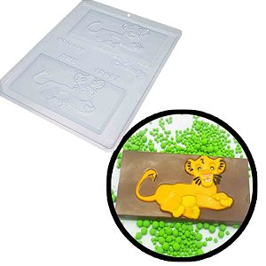 Forma Simples Placa Simba de Rei Leão Cód 12007 -BWB
