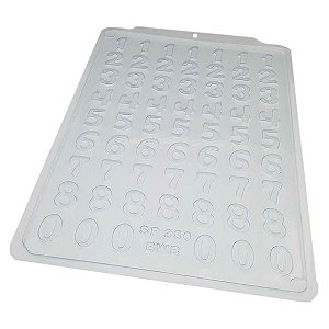 Forma Simples Semiprof. Números Cód SP380 -BWB