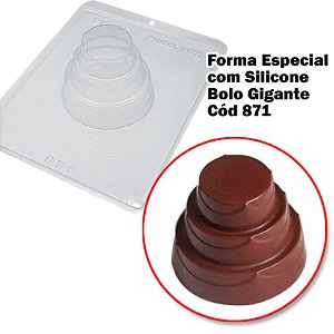 Forma Espec c Silicone Bolo Gigante Cód 871 -BWB