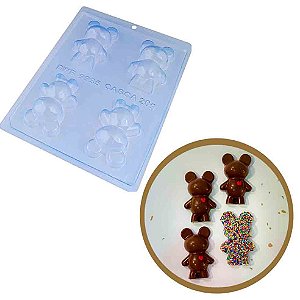 Forma Especial c/ Silicone Urso Pequeno Cód 9935 -BWB