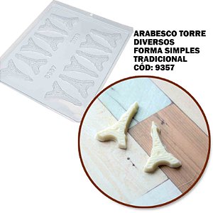 Forma Simples Arabesco Torre Cód 9357 - BWB