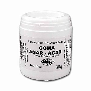 Goma Agar-Agar 30g - Arcolor