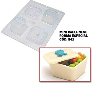 Forma Especial Mini Caixa Nene de Óculos Cód 841-BWB