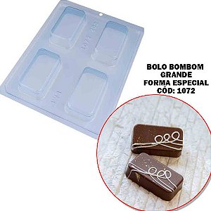 Forma Especial c/ Silicone Bolo Bombom Grande Cód 1072-BWB