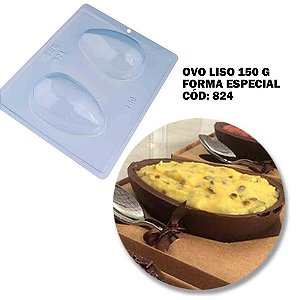 Forma p Ovo de Páscoa Especial c Silicone 150g Cód 824- BWB