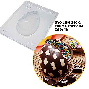 Forma p Ovo de Páscoa Especial c Silicone 250g Cód 49 - BWB