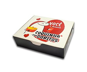 Caixa Flork "Coquinha com Doritos" p/ 12 doces Ref: CD25-JR