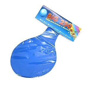 Balão Bexigão Big 250 Azul Claro - Happy Day