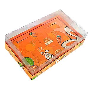 Caixa Kit Confeiteiro Coelho da Páscoa Laranja PS174 -JR
