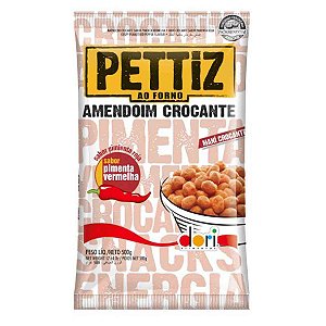 Amendoim Peettiz Pimenta Vermelha Crocante 500g - Dori