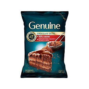 Chocolate em Pó 50% Cacau 1,05kg - Genuine