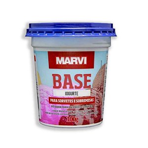 Base p/ Sorvete e Sobremesas sabor Iogurte 100g -Marvi