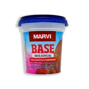 Base p/ Sorvete e Sobremesas sabor Nata Especial 100g -Marvi