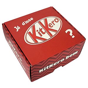 Caixa "Já Disse KitKero?" p/ 4 Doces Ref: C3617 - Ideia