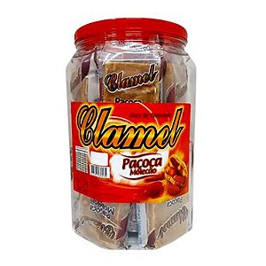 Doce de Amendoim Paçoca Molecão c/ 20 un X 60g Pote - Clamel