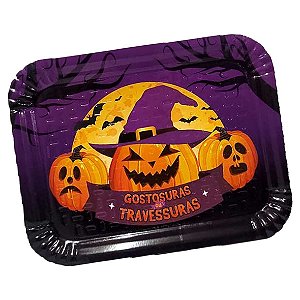 Bandeja Gostosuras/Travessuras N.5 p/ Halloween - Kaixote