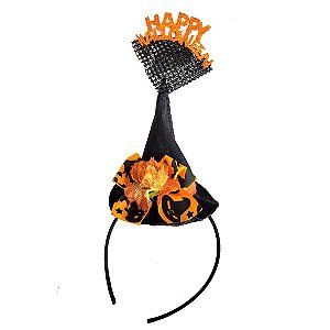 Tiara Chapéu Bruxa Bridget Happy Halloween - SB Aces