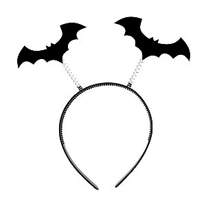 Tiara Maluca de Halloween Morcegos - ProduFest