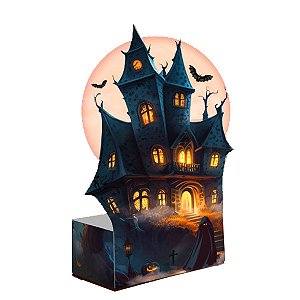 Totem de Mesa Castelo Infernal Halloween HJ14 01 Unid. - JR