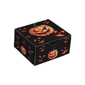 Caixa Abóbora Maligna Halloween para 4 Doces Ref:HJ17 c/ 20 UN - JR