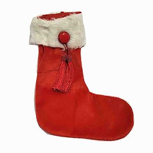 Decoração de Natal Meia Vermelha 1 un M002 - SB Aces (12)