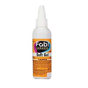 Corante Alimentício Soft Gel Laranja 60g - Fab!