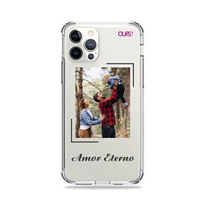 Capinha personalizada com 1 foto central e texto