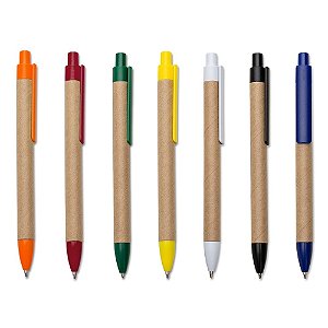 007 - Caneta Ecológica Papelão