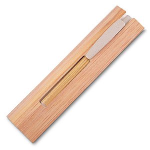14662 - Caneta Ecológica de Bambu com Estojo