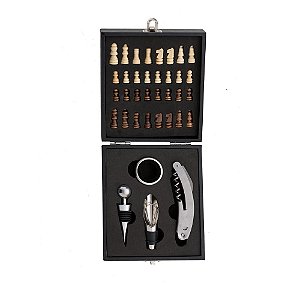 4450 - Kit Vinho Xadrez 4 peças
