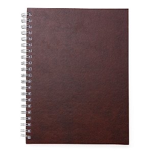 13603 - Caderno de Couro Sintético