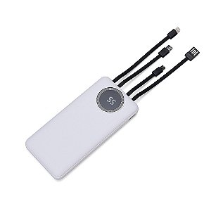 4052 - Power Bank 10.000mAh com Lanterna e Multissaídas