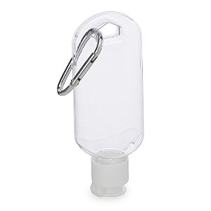 18635 - Frasco Plástico 55ml com Mosquetão