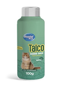 Talco banho Seco Perfumado p/ Gatos