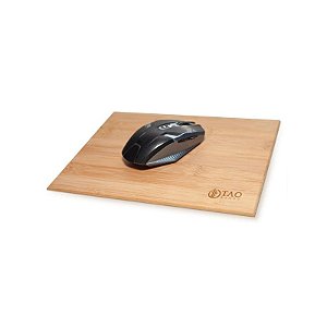 Mousepad de Bambu - Item Personalizável com logo da sua empresa