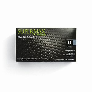 Luvas Supermax - Nitrilo Black tamanho - G
