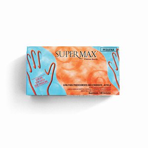 Luvas Supermax - Nitrilo Blue tamanho - P