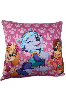 Almofada Patrulha Canina - Rosa Meninas